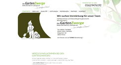 Desktop Screenshot of die-garten-zwerge.de